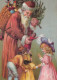 WEIHNACHTSMANN SANTA CLAUS KINDER WEIHNACHTSFERIEN Vintage Postkarte CPSM #PAK381.DE - Santa Claus