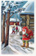 WEIHNACHTSMANN SANTA CLAUS WEIHNACHTSFERIEN Vintage Postkarte CPSMPF #PAJ461.DE - Santa Claus