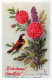 FLORES Vintage Tarjeta Postal CPSMPF #PKG099.ES - Flowers