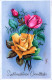 FLORES Vintage Tarjeta Postal CPA #PKE616.ES - Blumen