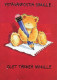 OSO Animales Vintage Tarjeta Postal CPSM #PBS158.ES - Ours