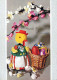 PASCUA POLLO HUEVO Vintage Tarjeta Postal CPSM #PBP047.ES - Ostern