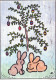 PASCUA CONEJO Vintage Tarjeta Postal CPSM #PBO542.ES - Easter
