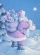 PAPÁ NOEL Feliz Año Navidad Vintage Tarjeta Postal CPSM #PBL037.ES - Santa Claus
