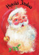 PAPÁ NOEL NAVIDAD Fiesta Vintage Tarjeta Postal CPSM #PAJ802.ES - Santa Claus