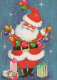 PAPÁ NOEL NAVIDAD Fiesta Vintage Tarjeta Postal CPSM #PAJ593.ES - Kerstman