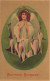 1907 ANGE NOËL Vintage Antique Carte Postale CPA #PAG691.FR - Angels