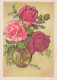 FLEURS Vintage Carte Postale CPSM #PAR854.FR - Fleurs