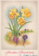 FLEURS Vintage Carte Postale CPSM #PAR072.FR - Fiori