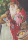 PÈRE NOËL ENFANT NOËL Fêtes Voeux Vintage Carte Postale CPSM #PAK380.FR - Santa Claus