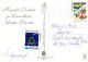 PÈRE NOËL ENFANT NOËL Fêtes Voeux Vintage Carte Postale CPSM #PAK380.FR - Kerstman