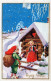 PÈRE NOËL NOËL Fêtes Voeux Vintage Carte Postale CPSMPF #PAJ460.FR - Santa Claus