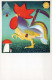CHICKEN Vintage Postcard CPSMPF #PKG975.GB - Birds