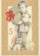 HAPPY BIRTHDAY 5 Year Old BOY CHILDREN Vintage Postal CPSM #PBT801.GB - Birthday