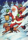 SANTA CLAUS Happy New Year Christmas Vintage Postcard CPSM #PBL362.GB - Santa Claus