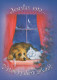 Happy New Year Christmas DOG Vintage Postcard CPSM #PAZ919.GB - New Year