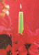 Happy New Year Christmas CANDLE Vintage Postcard CPSM #PBA170.GB - New Year