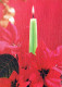 Happy New Year Christmas CANDLE Vintage Postcard CPSM #PBA170.GB - New Year