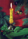 Happy New Year Christmas CANDLE Vintage Postcard CPSM #PBA230.GB - Nieuwjaar