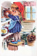 Happy New Year Christmas Children Vintage Postcard CPSM #PAS826.GB - New Year