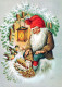 SANTA CLAUS CHRISTMAS Holidays Vintage Postcard CPSM #PAK983.GB - Kerstman