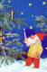 SANTA CLAUS CHRISTMAS Holidays Vintage Postcard CPSMPF #PAJ458.GB - Kerstman