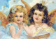 ANGEL CHRISTMAS Holidays Vintage Postcard CPSM #PAH382.GB - Anges