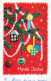 Buon Anno Natale CANDELA Vintage Cartolina CPSMPF #PKD170.IT - Neujahr