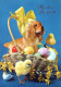 PASQUA POLLO UOVO Vintage Cartolina CPSM #PBO732.IT - Easter