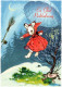 PASQUA CONIGLIO Vintage Cartolina CPSM #PBO355.IT - Pâques