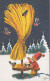 Buon Anno Natale BAMBINO Vintage Cartolina CPSM #PBM274.IT - New Year