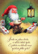 Buon Anno Natale GNOME Vintage Cartolina CPSM #PBL768.IT - New Year