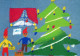 Buon Anno Natale GNOME Vintage Cartolina CPSM #PAY573.IT - Nouvel An