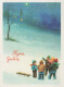 Buon Anno Natale BAMBINO Vintage Cartolina CPSM #PAY058.IT - New Year