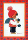 Buon Anno Natale BAMBINO Vintage Cartolina CPSM #PAW745.IT - New Year