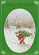 BABBO NATALE Buon Anno Natale Vintage Cartolina CPSM #PAU606.IT - Santa Claus