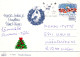 BABBO NATALE Buon Anno Natale PUPAZZO Vintage Cartolina CPSM #PAU404.IT - Santa Claus