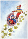 Buon Anno Natale BAMBINO CAVALLOSHOE Vintage Cartolina CPSM #PAU066.IT - Neujahr