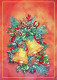 Buon Anno Natale BELL Vintage Cartolina CPSM #PAT514.IT - Nieuwjaar
