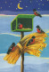 UCCELLO Animale Vintage Cartolina CPSM #PAM806.IT - Birds