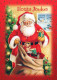 BABBO NATALE Natale Vintage Cartolina CPSM #PAK840.IT - Santa Claus