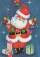 BABBO NATALE Natale Vintage Cartolina CPSM #PAJ597.IT - Kerstman