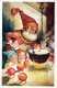 BABBO NATALE Natale Vintage Cartolina CPSMPF #PAJ463.IT - Santa Claus