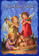 ANGELO Buon Anno Natale Vintage Cartolina CPSM #PAH516.IT - Anges