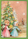 ANGELO Buon Anno Natale Vintage Cartolina CPSM #PAH637.IT - Engel