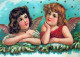 ANGELO Buon Anno Natale Vintage Cartolina CPSM #PAH066.IT - Anges