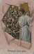 1910 ANGEL CHRISTMAS Holidays Vintage Antique Old Postcard CPA #PAG689.GB - Engel