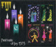 Fiji 357-360,360a, MNH. Michel 344-347, Bl.1. Festival Of Lights,Christmas 1975. - Fiji (1970-...)