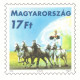 1996 - HUNGARY - HORSE RIDERS Sport World Festival - STATIONERY - POSTCARD - Horses