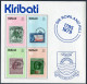 Kiribati 341-344,344a Sheet,MNH.Michel 338-341,Bl.6. Sir Rowland Hill,1979.Boat, - Kiribati (1979-...)